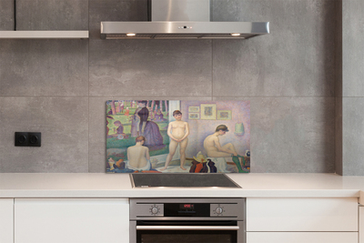 Kitchen Splashback Art painted models