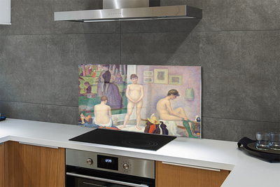 Kitchen Splashback Art painted models