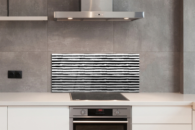 Kitchen Splashback irregular stripes of a zebra