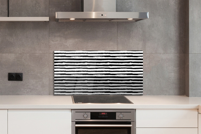 Kitchen Splashback irregular stripes of a zebra