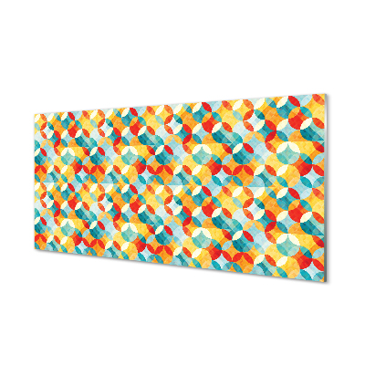 Kitchen Splashback colorful pattern