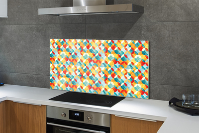 Kitchen Splashback colorful pattern