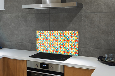 Kitchen Splashback colorful pattern