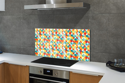 Kitchen Splashback colorful pattern