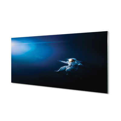 Kitchen Splashback Astronaut in space