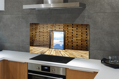 Kitchen Splashback Doors sky 3d