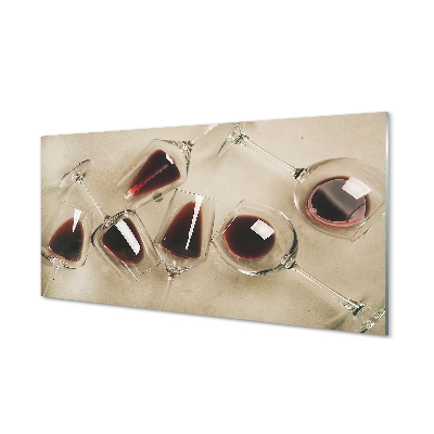 Kitchen Splashback wine glasses