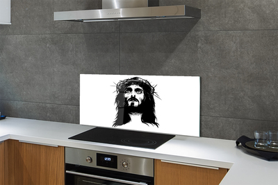 Kitchen Splashback Illustration of Jesus