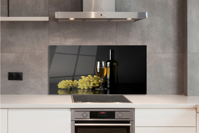 Kitchen Splashback A fruit wine bottle