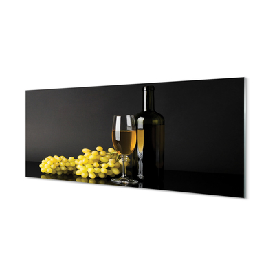 Kitchen Splashback A fruit wine bottle