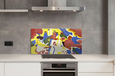 Kitchen Splashback abstract landscape
