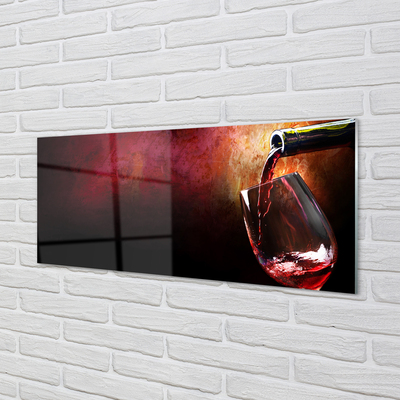 Kitchen Splashback red wine