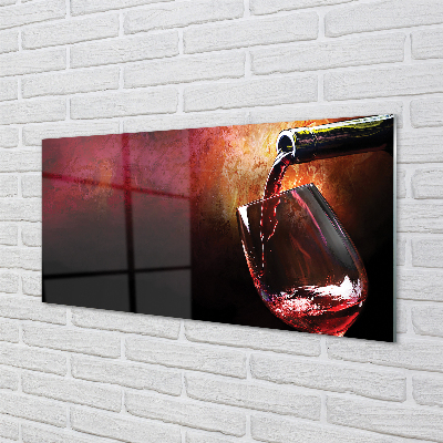 Kitchen Splashback red wine