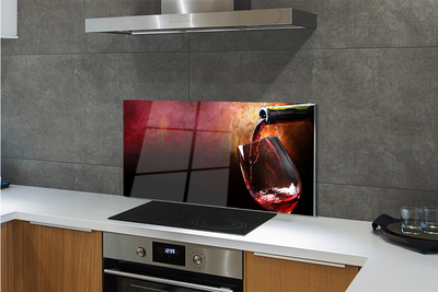 Kitchen Splashback red wine