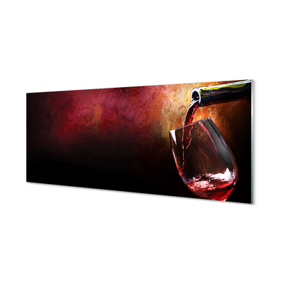 Kitchen Splashback red wine