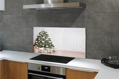 Kitchen Splashback Christmas tree decoration gifts