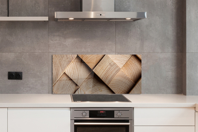 Kitchen Splashback Nodes of the wood grain