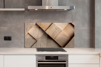 Kitchen Splashback Nodes of the wood grain