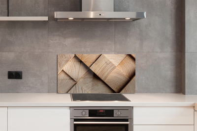 Kitchen Splashback Nodes of the wood grain