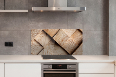 Kitchen Splashback Nodes of the wood grain