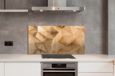 Kitchen Splashback mosaic wood massive