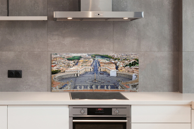 Kitchen Splashback Rome Vatican Panorama Square