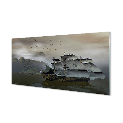 Kitchen Splashback mountains ships