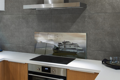 Kitchen Splashback mountains ships