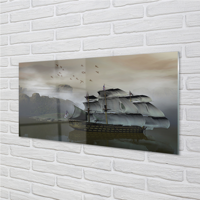 Kitchen Splashback mountains ships