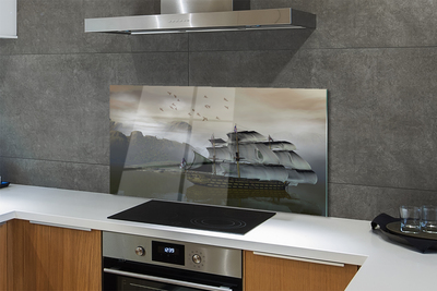 Kitchen Splashback mountains ships