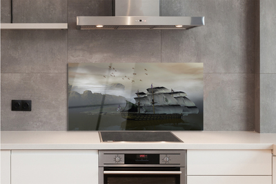 Kitchen Splashback mountains ships