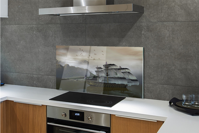 Kitchen Splashback mountains ships