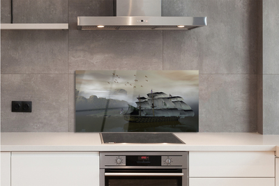 Kitchen Splashback mountains ships