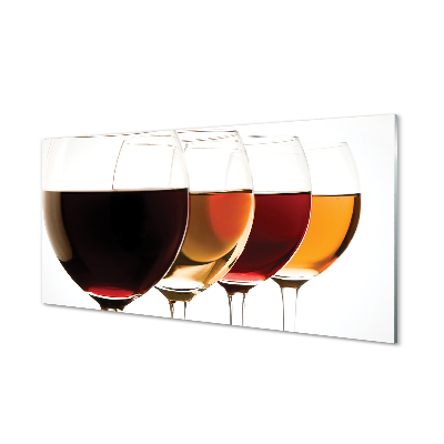 Kitchen Splashback glasses of wine
