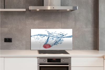 Kitchen Splashback raspberry juice