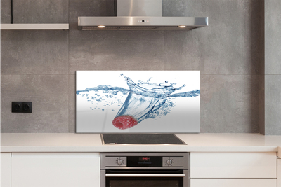 Kitchen Splashback raspberry juice