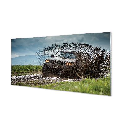 Kitchen Splashback Car Wolkenberge field