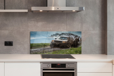 Kitchen Splashback Car Wolkenberge field