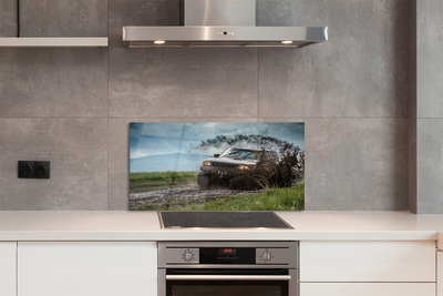 Kitchen Splashback Car Wolkenberge field