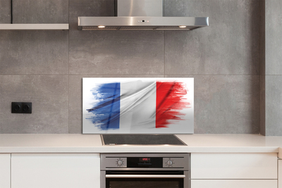 Kitchen Splashback the flag of France