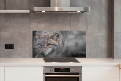 Kitchen Splashback wolf