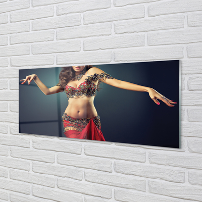 Kitchen Splashback woman dancing