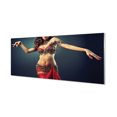 Kitchen Splashback woman dancing