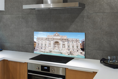 Kitchen Splashback Rome Fountain Cathedral