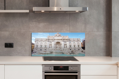 Kitchen Splashback Rome Fountain Cathedral