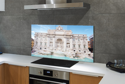 Kitchen Splashback Rome Fountain Cathedral