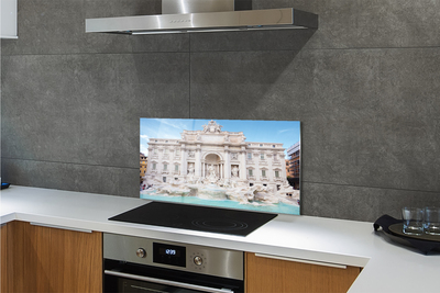 Kitchen Splashback Rome Fountain Cathedral