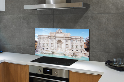 Kitchen Splashback Rome Fountain Cathedral