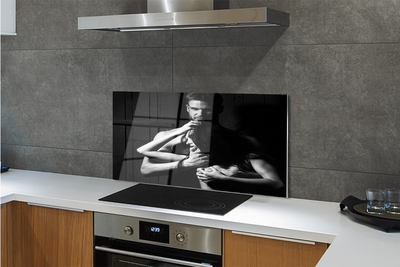 Kitchen Splashback woman man