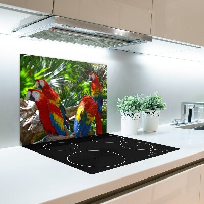 Worktop saver Macaws parrots